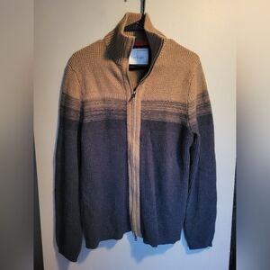Heritage by Banana Republic Zip Sweater Size Medium